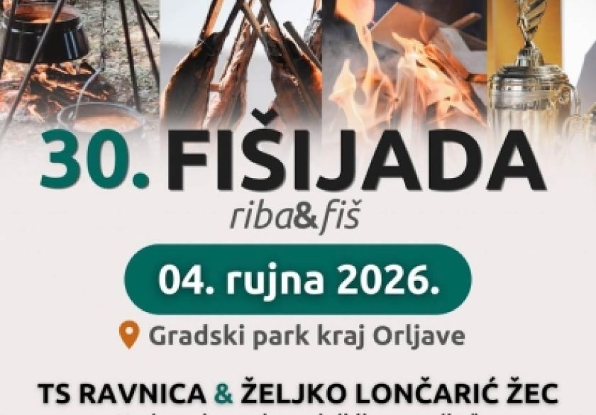 30. Fišijada u Požegi: Kuhat će se fiš, loviti šaran i birati najbolji