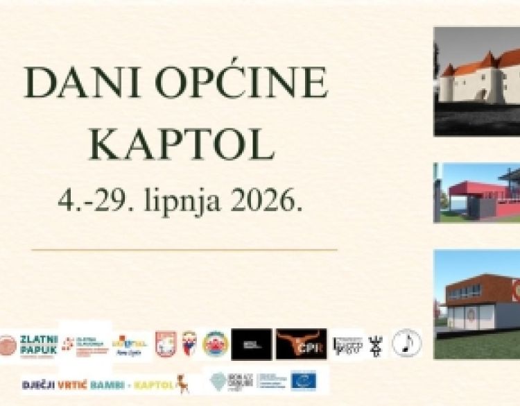 Dani Općine Kaptol donose mjesec ispunjen tradicijom, kulturom, sportom i zajedništvom