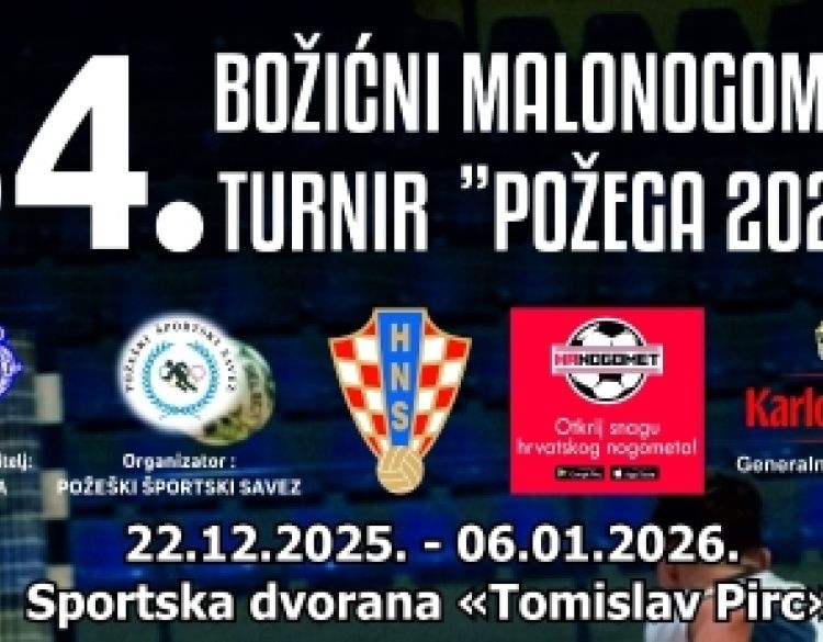 Počele prijave ekipa za nastup na 34. Božićnom malonogometnom turniru 