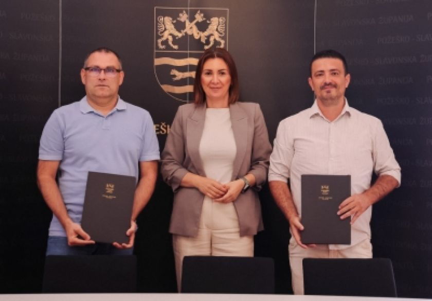 Potpisani ugovori za adaptaciju i opremanje sportske dvorane Tehničke škole u Požegi