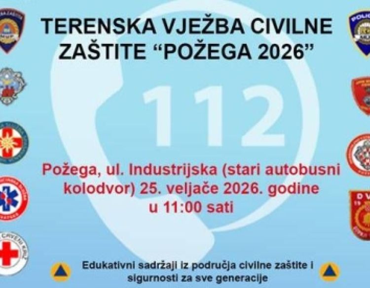 Povodom Dana civilne zaštite pokazna vježba svih žurnih službi i civilne zaštite 