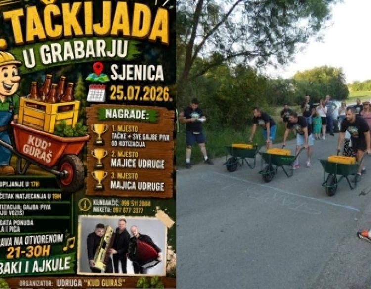 Grabarje spremno za 2. Tačkijadu: Udruga „Kud guraš” poziva na natjecanje i cjelovečernju zabavu