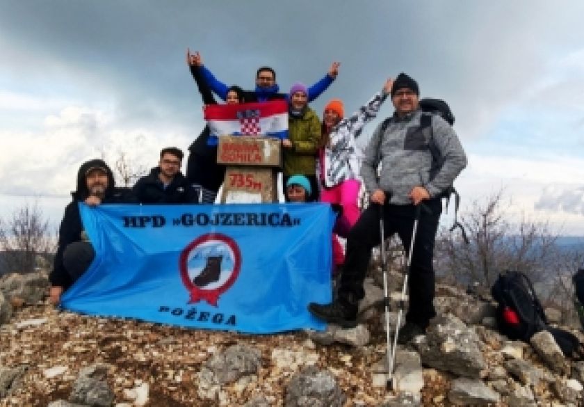 Prvi višednevni pohod HPD  „Gojzerica“ u Novoj godini preko BiH do morskih planina