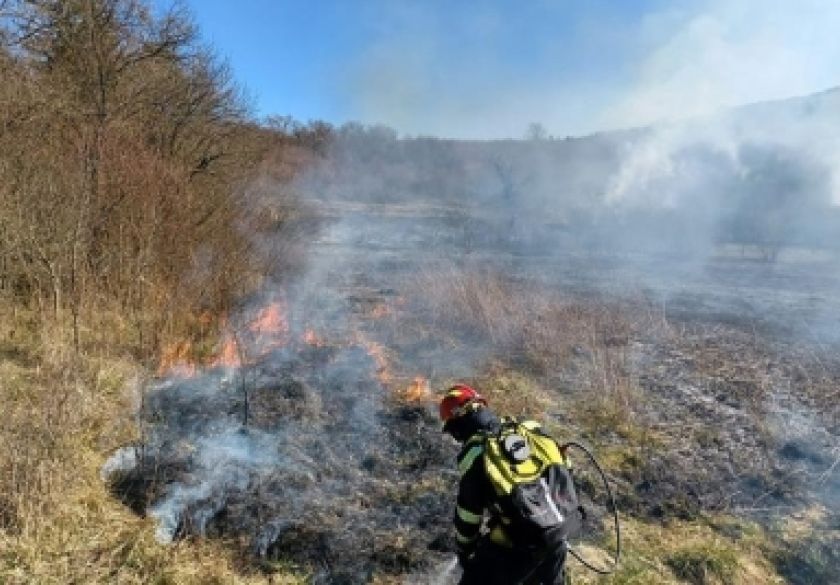 Požar na otvorenom prostoru dogodio se u blizini naselja Toranj - gorjela šikara i suha trava