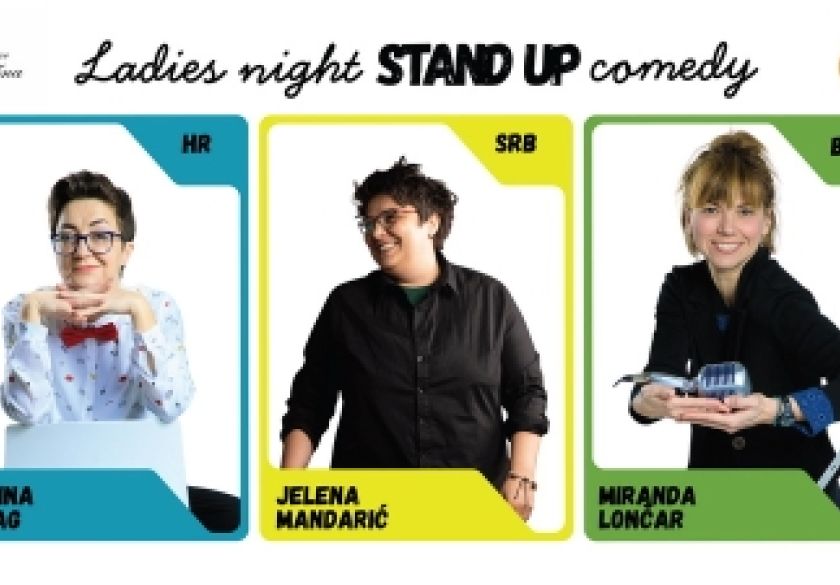 Ženska večer smijeha za sve spolove u Kazališnoj kavani 6. prosinca