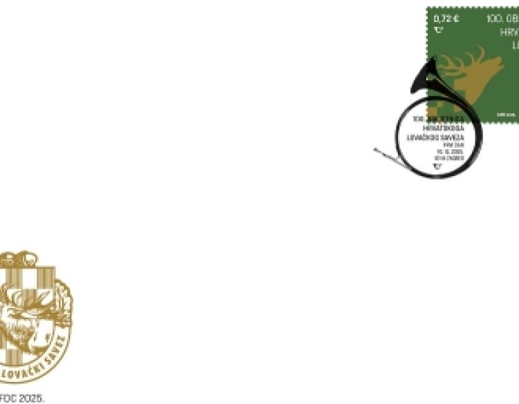 100. obljetnica Hrvatskoga lovačkog saveza uz novu prigodnu poštansku marku