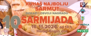 Najavljena tradicionalna 10. Sarmijada u Požegi za subotu 16. studenog