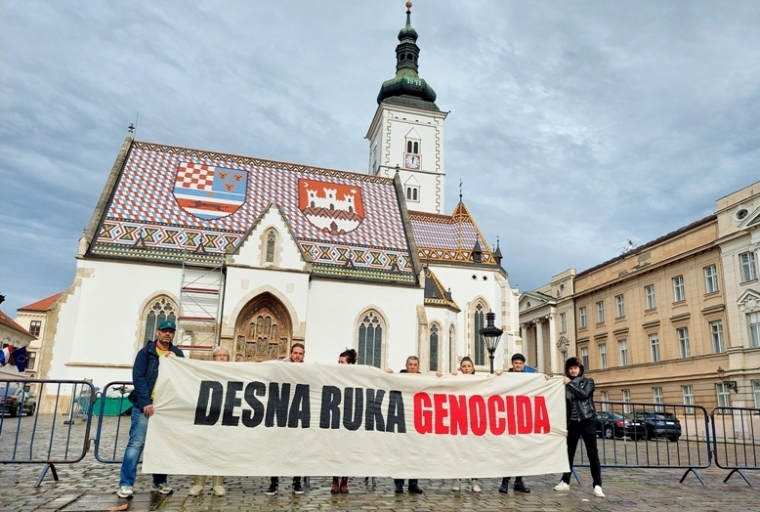 Hrvatska dala desnu ruku genocidu! NE U NAŠE IME!