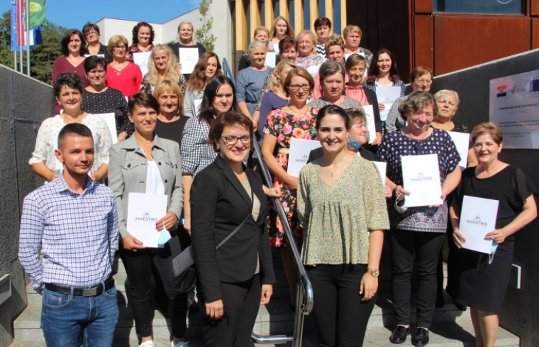Završna konferencija projekta "Zaželi i ostvari – faza II" a polaznicama dodijeljene diplome o obrazovanju