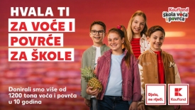 Besplatno voće i povrće iz Kauflanda: Odabrana Katolička osnovna škola u Požegi