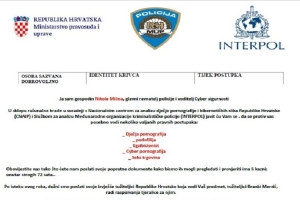 Upozorenje o zlonamjernoj elektroničkoj pošti