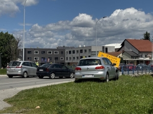 Prometna nesreća u Osječkoj ulici neposredno ispred pješačkog prijelaza