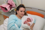 Prva beba Požeštine Elena Rehnicer iz Vidovaca