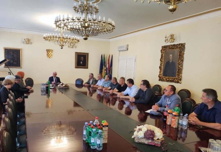 Povodom obilježavanja Dana hrvatskih branitelja Grada Požege prijem za čelnike braniteljskih udruga