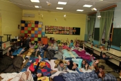 Organizirali noćni „prespavanac“ u školi, pidžama party, razne igre i film uz kokice