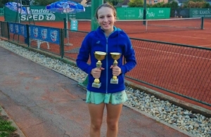 Tenis klub Požega sa tri natjecatelja na Otvorenom prvenstvu Đakova - Lucija Grbeš pobjednica turnira u pojedinačnom i parovima