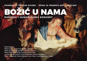 U petak duhovni i humanitarni koncert „Božić u nama“