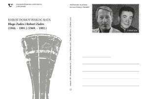 Heroji Domovinskog rata na dopisnicama Hrvatske pošte - Novim ročnicima dopisnice s likovima junaka hrvatske samostalnosti