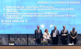 Požeško-slavonskoj županiji više od osam milijuna eura za obnovu i dogradnju osnovnih škola