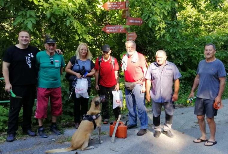 Ljetna radna akcija i markacijski izlet članova HPD "Sokolovac" Požega