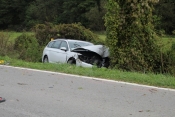 Jutros je automobil na relaciji između Kaptola i Alilovaca sletio s ceste - jedna osoba prevezena u OŽB Požega