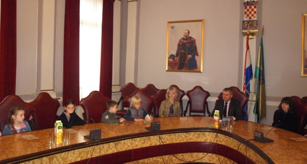 Na prijemu učenici Katoličke osnovne škole 