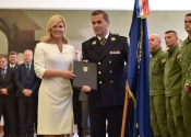 Policijskoj postaji Pakrac uručeno odlikovanje od predsjednice Kolinde Grabar-Kitarović