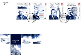 Znameniti Hrvati na novim prigodnim markama - posvećeno četirima hrvatskim velikanima koji su pridonijeli ugledu naše zemlje