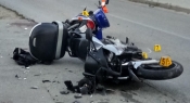 U posljednja 24 sata dogodile su se tri prometne nesreće a u padu s motocikla 50-godišnjak ozlijeđen