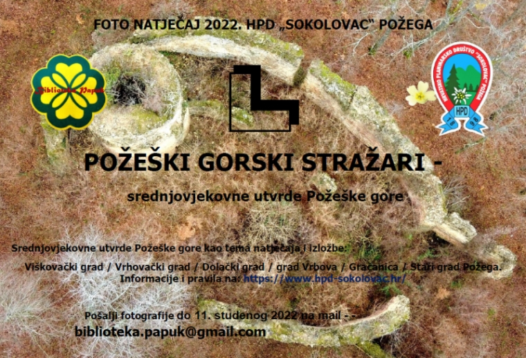 Produžen je foto natječaj &quot;Požeški gorski stražari&quot; HPD &quot;Sokolovac