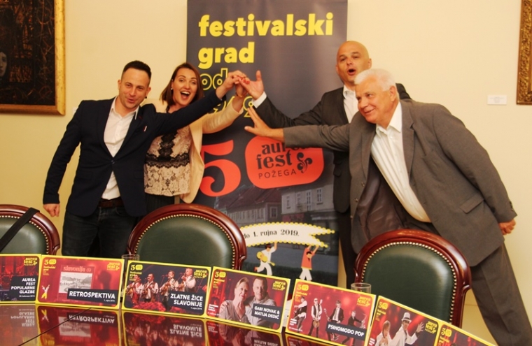 Predstavljen program ovogodišnjeg jubilarnog Aurea festa Požega 2019.