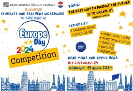 Povodom Dana Europe uspješno provedeno Međunarodno natjecanje Ekonomske škole Požega