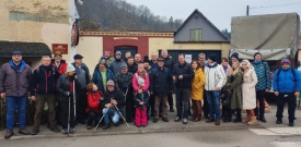 Blagdan sv. Vinka planinari Sokolovca proslavili planinarskim izletom na Požešku goru uz rezidbu, blagoslov vinograda i tamburicu