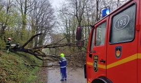 Hrvatska vatrogasna zajednica - Vatrogasci saniraju posljedice nevremena