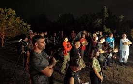 Noć pod zvijezdama na 16. Astro partyju na Papuku - kao partneri sudjelovali i članovi  HPD &quot;Sokolovac&quot; Požega