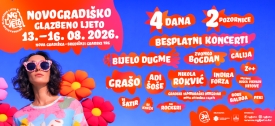 Danas počinje Novogradiško glazbeno ljeto 2026. – 30 godina glazbe, zajedništva i nezaboravnih uspomena - 13. do 16. kolovoza
