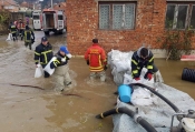 U obrani od poplava velik broj vatrogasnih intervencija