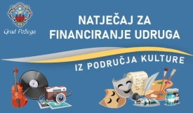 Objavljen Javni poziv za financiranje javnih potreba udruga građana iz područja kulture u 2026. godini