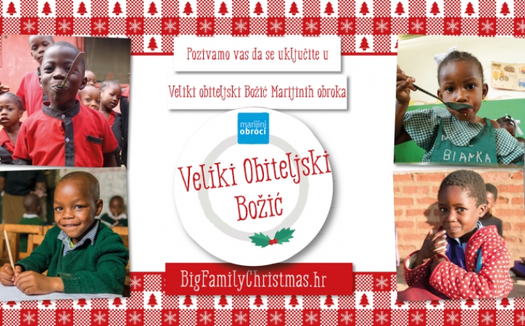 Dobrodošli na Veliki obiteljski Božić Marijinih obroka