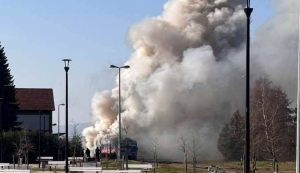 Požar na putničkom vlaku koji je stajao na Željezničkom kolodvoru Velika - u potpunosti izgorjela unutrašnjost vlaka