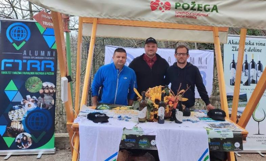 Studenti Fakulteta turizma i ruralnog razvoja Požega i Alumni FTRR-a obogatili 43. "Papučke jaglace"