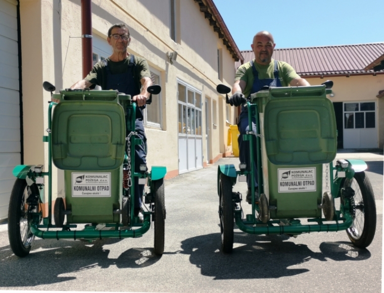 Komunalac Požega nabavio Električne tricikle za sakupljanje otpada po gradskim ulicama i javnim površinama