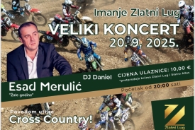Turističko imanje &quot;Zlatni Lug&quot; domaćin velikog dvodnevnog spektakla – adrenalinskih utrka motora i quadova te koncert Esada Merulića