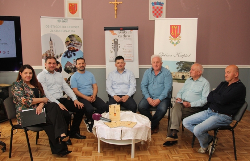 Najavljeno tri dana manifestacije "Tambura za dušu" i 50. Tamburaški festival "Zlatni glas Zlatne doline Kaptol 2025"