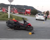 Prometna nesreća između skutera i Opel Corse