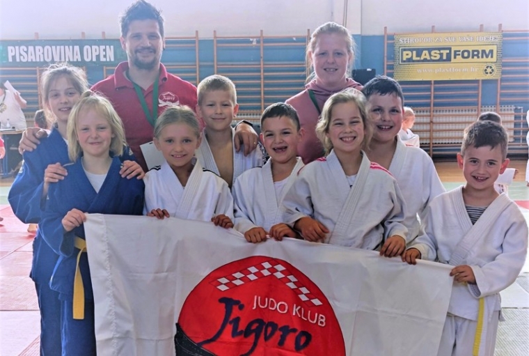 JK "Jigoro" na Međunarodnom judo turniru u Pisarovini 2 zlata, srebro i 3 bronce