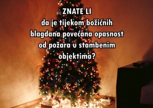 Vatrogasci savjetuju: oprezno s korištenjem božićnih dekoracija