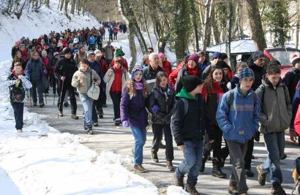 Pješačili od Lapjaka snježnim stazama Papuka