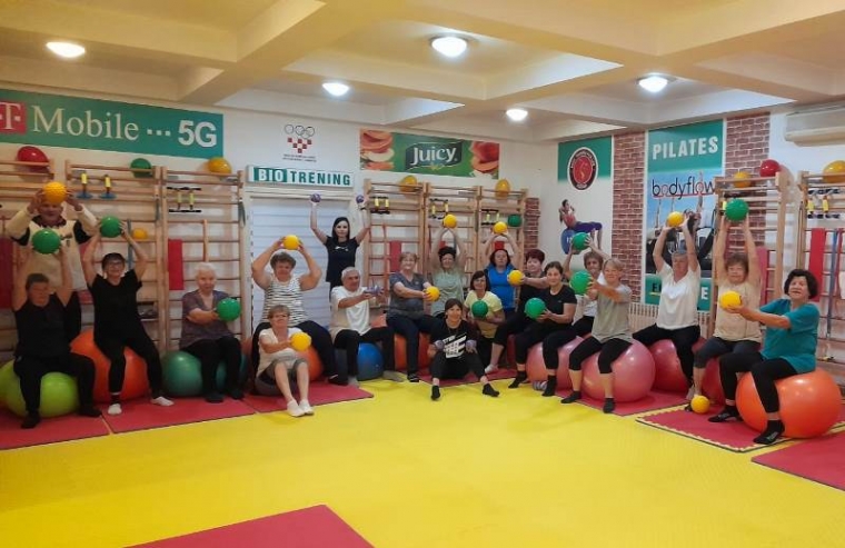 U tijeku program medicinske tjelovježbe za umirovljenike grada Požege