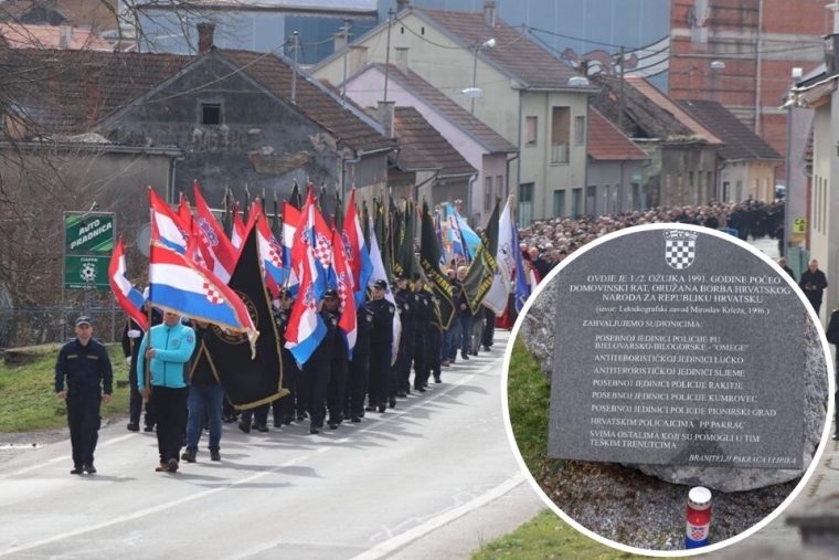 Brojni sudionici u "Mimohodu pobjednika" obilježili početak Domovinskog rata u Pakracu